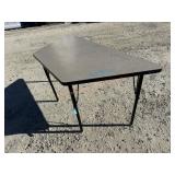 Trapezoid Folding Table