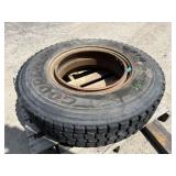 Goodyear 24.5 Single Tire & Rim