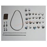 Silver Rings, Necklaces, Bracelets, Earrings