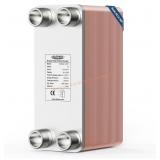 5'x12' 70 Plates Heat Exchanger w1-1/4' MPT Por