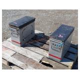 2- .50 Caliber Military Storage Cans