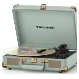 Portable Record Player with Bluetooth Input