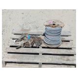 ~300' of 3/8' Galvanized Cable & 2 Chain Hoists