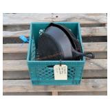 2- Seasoned Lodge Cast Iron Skillets 12' & 14'