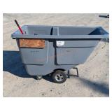 Rubbermaid Utility Cart w/ Broom & Dust Pans