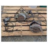 2- Skilsaws & 1 Drill