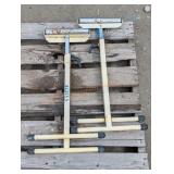 2- Yellow Woodworking Roller Stands