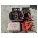 Misc Lot - Hand/Electric Tools & OxyAcetylene Cart