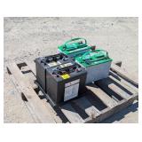 2- 6v Batteries & 2 12v Batteries