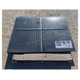 20 Pcs Black Steel Diamond Plate
