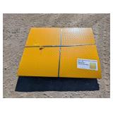 20 Pcs Yellow Steel Diamond Plate