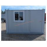 10' Storage Container w/ Door and Window