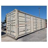 40' High Cube 4 Side Door Container- 1 Trip