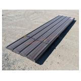 70 pcs Brown 12' Metal Roof Panels