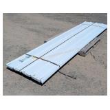 30 pcs White 12' Metal Roof Panels