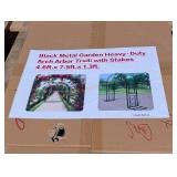 Metal Garden Arbor Trellis Arch