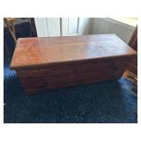 Cedar chest on wheels