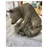 Wolf figurine