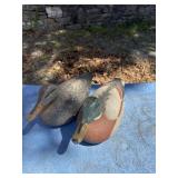 Pair of duck decoys