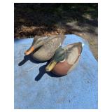 Pair of duck decoys