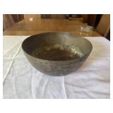 Heavy brass planter