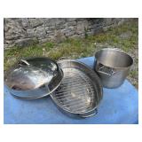 Stainless steel Roasting pot and and pot