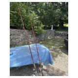 Fishing poles with reel