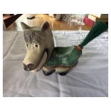 Vintage McCoy Donkey dresser caddy