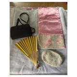 Purse, organizer bag and fan lot