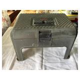 Rubbermaid stool and toolbox