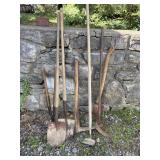 Assorted yard tools