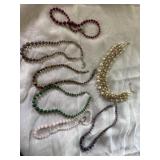 Lot of costume jewelry necklaces
