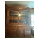 Antique library style bookcase
