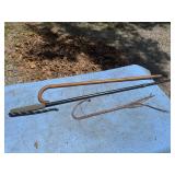 Walking stick,cane and whip