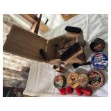 Vintage Shoebox with polishing kit