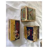 Vintage ammo boxes
