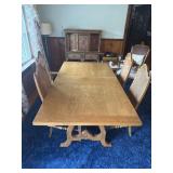 Table and 4 chairs