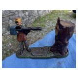 Vintage cast iron bank