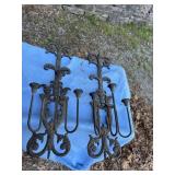 Cast Iron candle holders