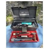 Rubbermaid ToolBox with misc tools