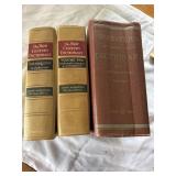 Vintage dictionaries