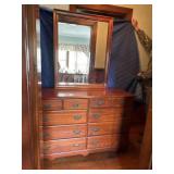 Dresser with mirror