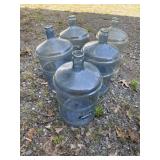 Plastic water jugs