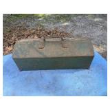 Metal box with contents
