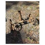 Steel wheels and axels