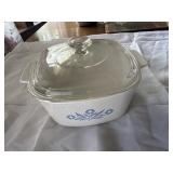 Corningwear lidded casserole dish
