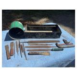 Metal box files and misc tools