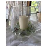 Glass bowl Candle holder