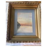 Framed painting