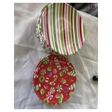 Small Christmas plates